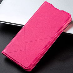 Funda de Cuero Cartera con Soporte Carcasa L06 para Xiaomi Poco X2 Rosa Roja