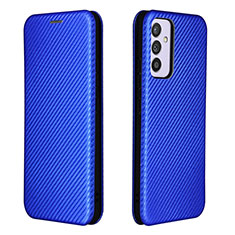 Funda de Cuero Cartera con Soporte Carcasa L06Z para Samsung Galaxy A05s Azul
