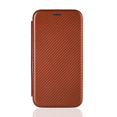 Funda de Cuero Cartera con Soporte Carcasa L06Z para Samsung Galaxy A11 Marron