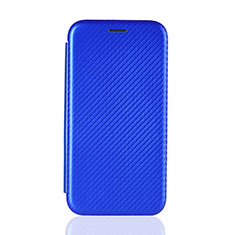 Funda de Cuero Cartera con Soporte Carcasa L06Z para Samsung Galaxy A90 5G Azul