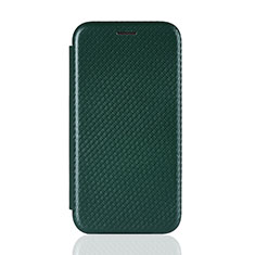 Funda de Cuero Cartera con Soporte Carcasa L06Z para Samsung Galaxy A90 5G Verde