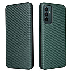 Funda de Cuero Cartera con Soporte Carcasa L06Z para Samsung Galaxy M23 5G Verde