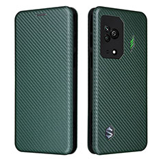 Funda de Cuero Cartera con Soporte Carcasa L06Z para Xiaomi Black Shark 5 5G Azul