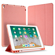 Funda de Cuero Cartera con Soporte Carcasa L07 para Apple iPad Pro 10.5 Oro Rosa