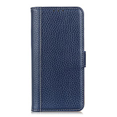 Funda de Cuero Cartera con Soporte Carcasa L07 para Huawei Honor 30 Azul