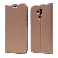 Funda de Cuero Cartera con Soporte Carcasa L07 para Huawei Mate 20 Lite Oro Rosa