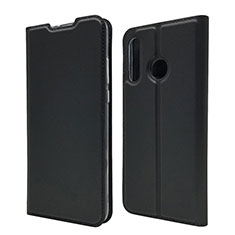 Funda de Cuero Cartera con Soporte Carcasa L07 para Huawei P30 Lite Negro