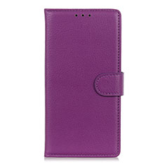 Funda de Cuero Cartera con Soporte Carcasa L07 para Nokia 8.3 5G Morado