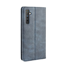 Funda de Cuero Cartera con Soporte Carcasa L07 para Realme X2 Azul