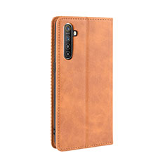 Funda de Cuero Cartera con Soporte Carcasa L07 para Realme X2 Naranja