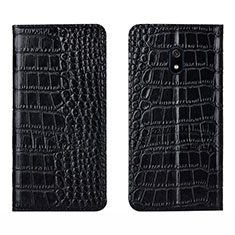 Funda de Cuero Cartera con Soporte Carcasa L07 para Xiaomi Redmi 8A Negro