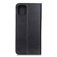 Funda de Cuero Cartera con Soporte Carcasa L08 para Huawei Honor 30S Negro