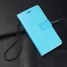 Funda de Cuero Cartera con Soporte Carcasa L08 para Huawei Mate 20 Lite Azul Cielo