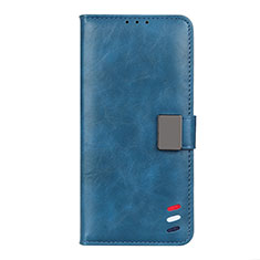 Funda de Cuero Cartera con Soporte Carcasa L08 para Motorola Moto G9 Power Azul Cielo