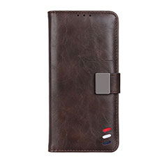 Funda de Cuero Cartera con Soporte Carcasa L08 para Realme Narzo 20 Pro Marron