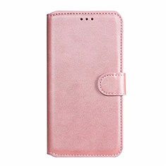 Funda de Cuero Cartera con Soporte Carcasa L08 para Xiaomi Redmi Note 9 Pro Oro Rosa
