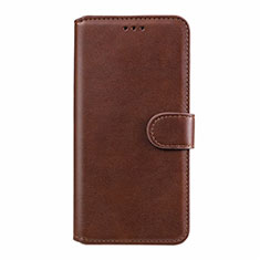 Funda de Cuero Cartera con Soporte Carcasa L08 para Xiaomi Redmi Note 9S Marron