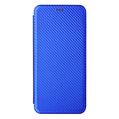 Funda de Cuero Cartera con Soporte Carcasa L08Z para Samsung Galaxy A12 Nacho Azul