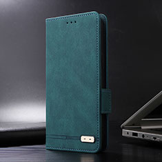 Funda de Cuero Cartera con Soporte Carcasa L08Z para Xiaomi Poco X3 NFC Verde