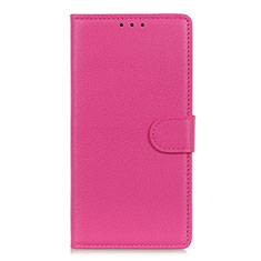 Funda de Cuero Cartera con Soporte Carcasa L09 para Huawei Mate 40 Lite 5G Rosa Roja