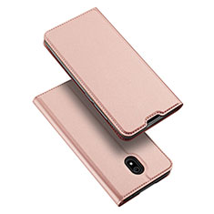 Funda de Cuero Cartera con Soporte Carcasa L09 para Xiaomi Redmi 8A Oro Rosa