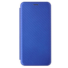 Funda de Cuero Cartera con Soporte Carcasa L09Z para Samsung Galaxy M02s Azul