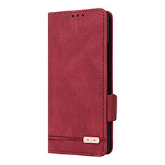 Funda de Cuero Cartera con Soporte Carcasa L09Z para Samsung Galaxy Z Fold2 5G Rojo