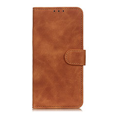 Funda de Cuero Cartera con Soporte Carcasa L10 para Oppo A53s Marron