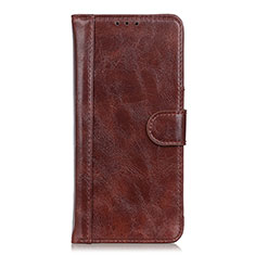 Funda de Cuero Cartera con Soporte Carcasa L10 para Realme X7 Pro 5G Marron