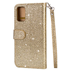 Funda de Cuero Cartera con Soporte Carcasa L10 para Samsung Galaxy S20 Plus 5G Oro