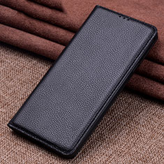 Funda de Cuero Cartera con Soporte Carcasa L10 para Xiaomi Mi 10 Negro