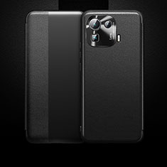 Funda de Cuero Cartera con Soporte Carcasa L10 para Xiaomi Mi 11 Pro 5G Negro