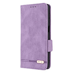 Funda de Cuero Cartera con Soporte Carcasa L10Z para Samsung Galaxy M33 5G Morado