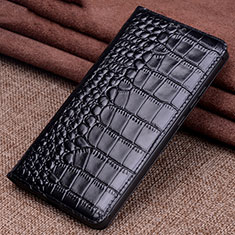 Funda de Cuero Cartera con Soporte Carcasa L11 para Xiaomi Mi 10 Negro