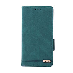 Funda de Cuero Cartera con Soporte Carcasa L11Z para Samsung Galaxy F42 5G Verde