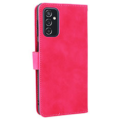 Funda de Cuero Cartera con Soporte Carcasa L12Z para Samsung Galaxy M52 5G Rosa Roja