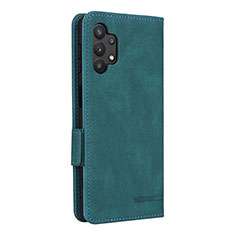 Funda de Cuero Cartera con Soporte Carcasa L13Z para Samsung Galaxy A32 5G Verde