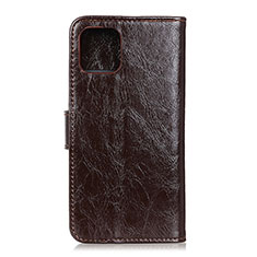 Funda de Cuero Cartera con Soporte Carcasa L17 para Huawei Honor 30S Marron