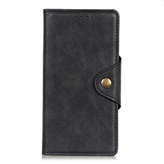 Funda de Cuero Cartera con Soporte Carcasa L18 para Oppo Reno5 Pro 5G Negro