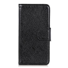 Funda de Cuero Cartera con Soporte Carcasa L20 para Oppo Reno5 5G Negro