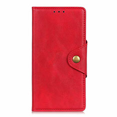 Funda de Cuero Cartera con Soporte Carcasa L26 para Samsung Galaxy A71 4G A715 Rojo