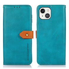 Funda de Cuero Cartera con Soporte Carcasa L29 para Apple iPhone 14 Plus Azul