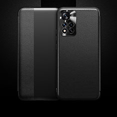 Funda de Cuero Cartera con Soporte Carcasa LF1 para Xiaomi Mi 11i 5G (2022) Negro
