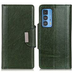 Funda de Cuero Cartera con Soporte Carcasa M01L para Motorola Moto Edge 20 Pro 5G Verde