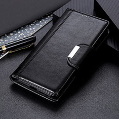 Funda de Cuero Cartera con Soporte Carcasa M01L para Xiaomi Redmi Note 10 4G Negro