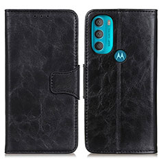 Funda de Cuero Cartera con Soporte Carcasa M02L para Motorola Moto G71 5G Negro