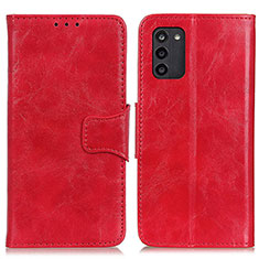 Funda de Cuero Cartera con Soporte Carcasa M02L para Nokia G100 Rojo