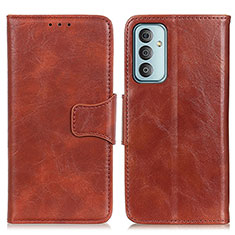 Funda de Cuero Cartera con Soporte Carcasa M02L para Samsung Galaxy M23 5G Marron