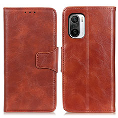 Funda de Cuero Cartera con Soporte Carcasa M02L para Xiaomi Mi 11X Pro 5G Marron