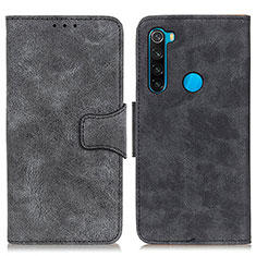 Funda de Cuero Cartera con Soporte Carcasa M03L para Xiaomi Redmi Note 8 (2021) Negro